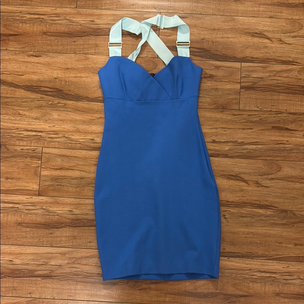Ted Baker Blue Strappy Mini Dress